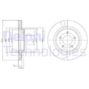BRE-09.D393.11 Fren Diski Arka Uv Coated Volvo