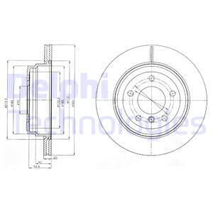 HLL-8DD 355 117-831 Fren Diski Arka Bmw E87-E90 320-325-328 2004-2011