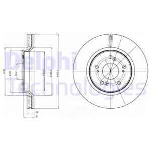 AYD 51076FC Kaplamali Disk Honda Fren Diskhonda Cr-V Iv 2012/. Sol/Sağ Ön Fren Disk