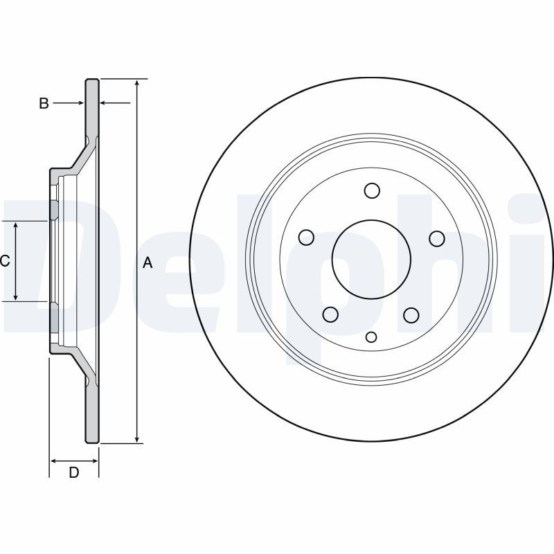 WBD1463 Fren Diski Arka Duz 5 Bjn 303x10x68x39,6 Mazda Cx-5 (Ke) 2.0 - 2.2 D 2011-/ Cx-5 (Kf) 2.0 2017-