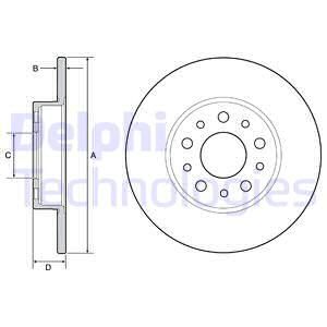WBD1037 Fren Diski Arka Duz 5 Bjn 251x10x59x40,6 Fiat Egea 1.6 Mjt 2015- / 500l 1.6 Mjt - 0.9 / 1.4 2012-/ Egea Hb 1.6 D 2020-/ Egea Cross 1.6 2020-