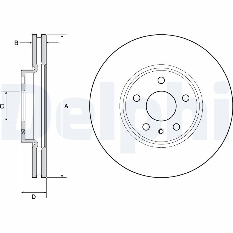 BOS-0986479D85 Fren Disk Ön Ford  Mondeo 14-)