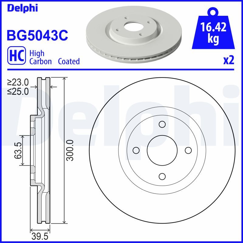 TRW-DF6761S Fren Diski Tekli Paket Boyali Delikli Ford Ecosport