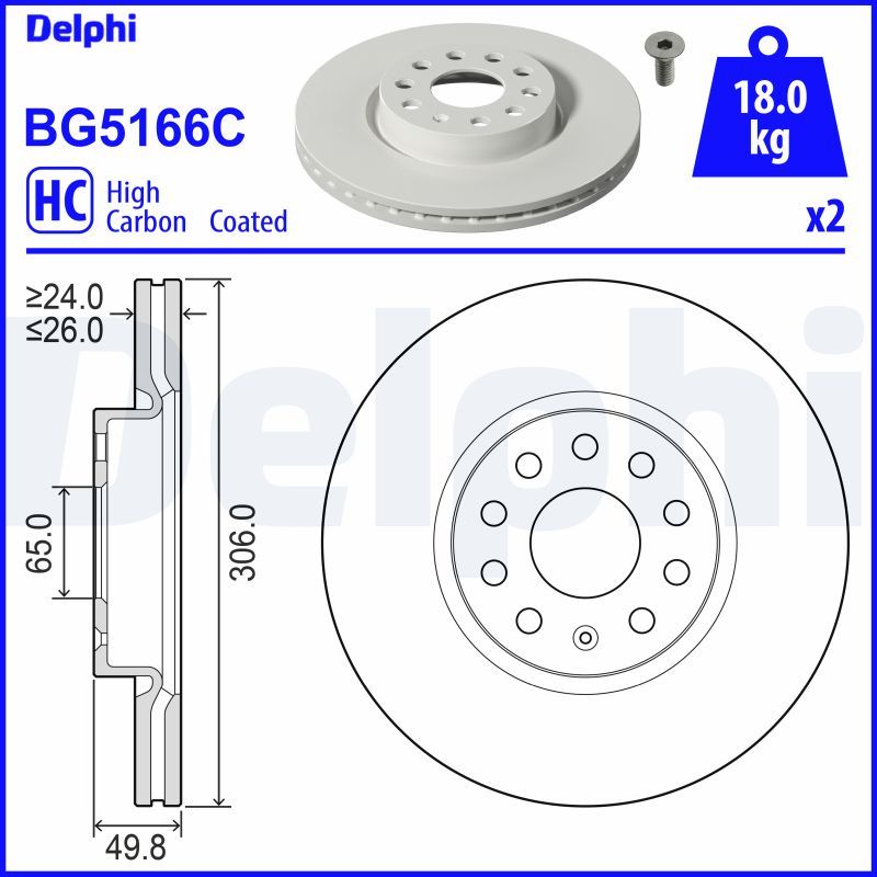 TX 92334805 Fren Diski Ön Adet Fiyat Golf8-A3-Leon