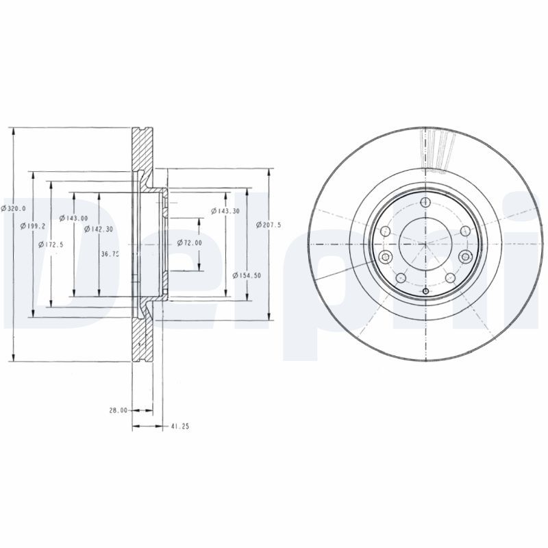 HLL-8DD 355 118-201 Fren Diski Mazda Cx-7 (Er), Cx-9 (Tb), Cx-9 (Tc)