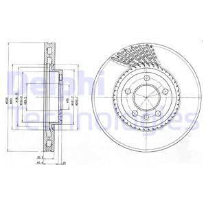 DEL BG9892 Fren Diski Ön Ddf1254 / Df4309s (Adet Fiyat) T5-T6