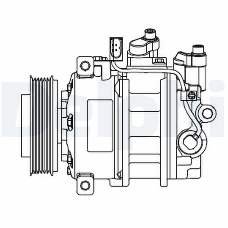 DEN-DCP02025 Klima Komresoru- 4/6 Silindir 2003 Sonrasi (Audi A4 01-06) Asn-Bdv