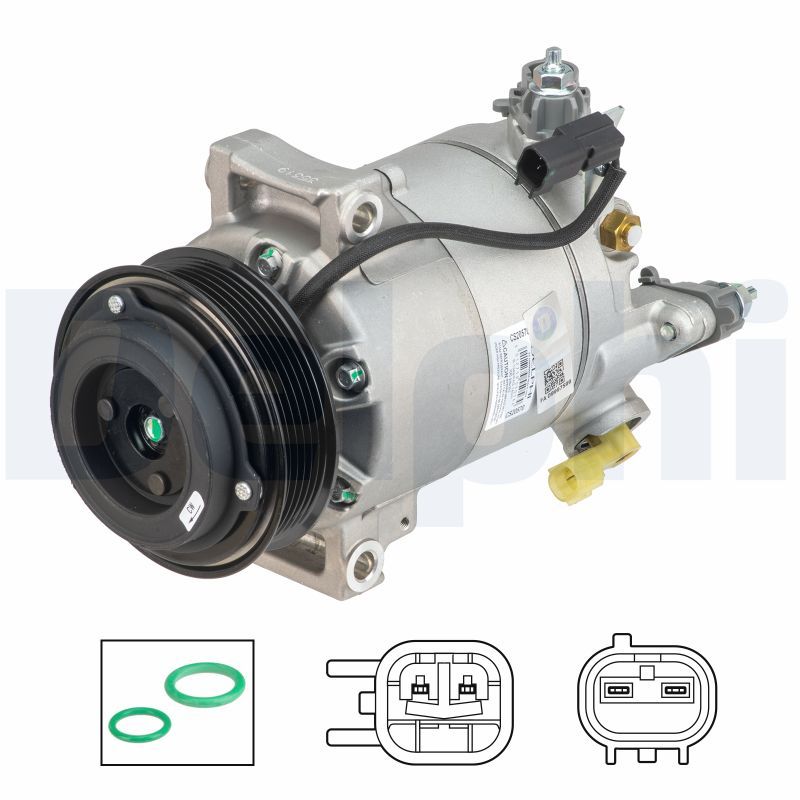 FOR-C1B1 19D629 BA N Kompresor Komple Ford 2013 Fiesta
