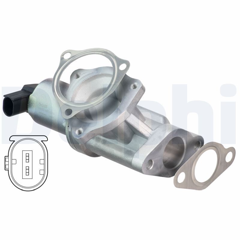 ZEGR1036 Egr Valfi Hyundai Tucson 2.0 Crdi 2004-2010 / I30 2.0 Crdi 2007-2011 /Santa Fe 2.0 - 2.2 Crdi 2006-2012 /Sportage 2.0 Crdi 2004-2010 /Carens Iii 2.0 Crdi 2006- /Sonata V 2.0 Crdi 2005-2010 (D4ea-D4eb)
