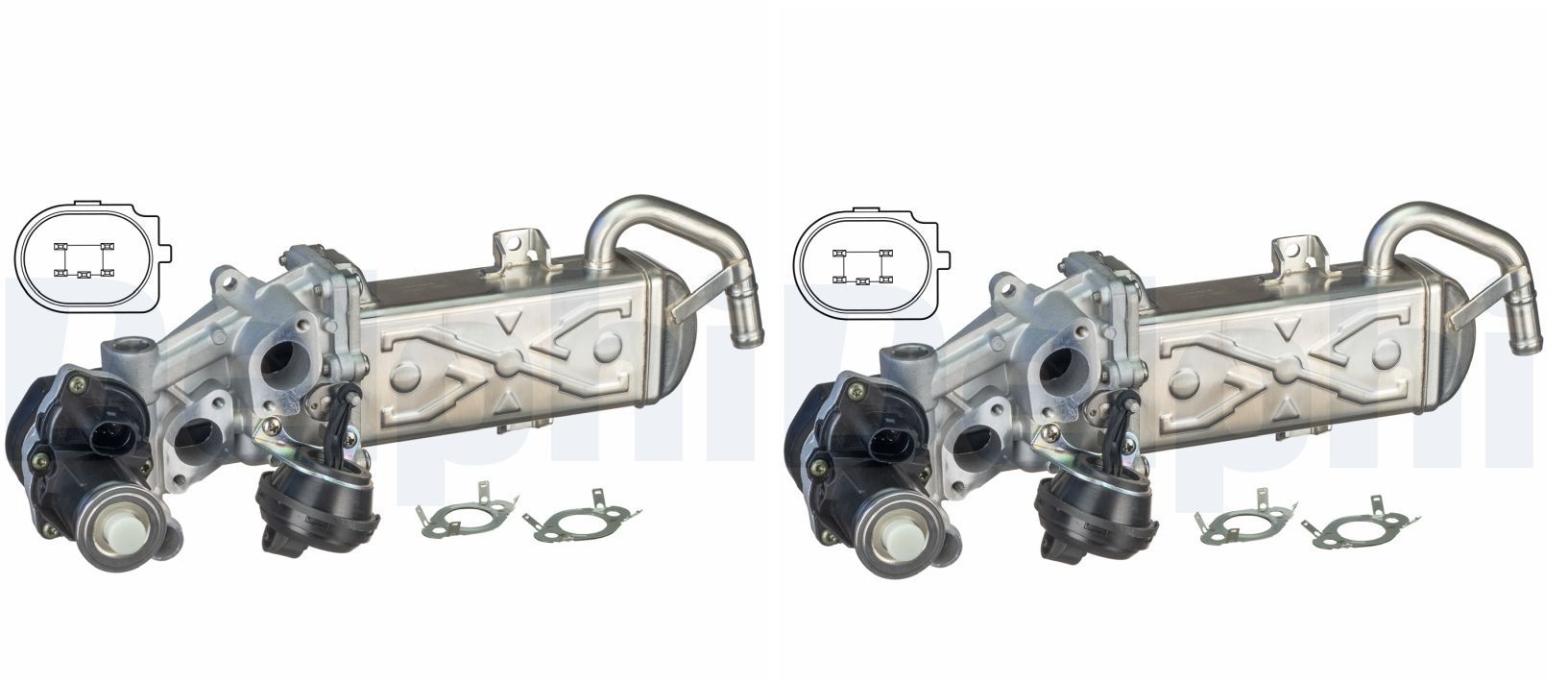 KLR-351760 Egr Valfi Sogutucu Komple Vw Audi Seat Skoda