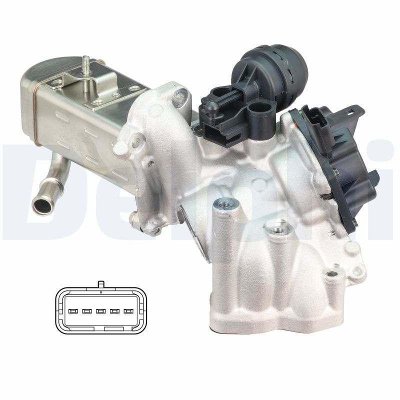 HLL-6NU 358 167-071 Egr Modulu 12v Elektrikli 5-Kutuplu Citroen/Fiat/Ford/Hitachi/Peugeot/Volvo