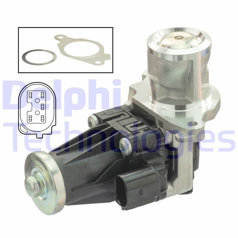 VDO 2803601054302 Egr Valfi  Egea/Doblo Iv Fiorino 500l 500x Panda Alfa Romeo Mito Astra J Combo D
