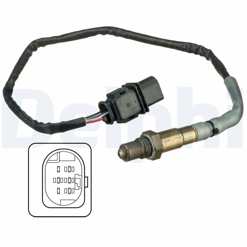 DEL-ES20550-12B1 Oksijen Sensoru (Hyundai I30 Gdi 1.6 12-16/ Ix35 1.6 Gdi 11/ / Kia  Ceed 1.6 Gdi 12/ / Soul 1.6 Gdi