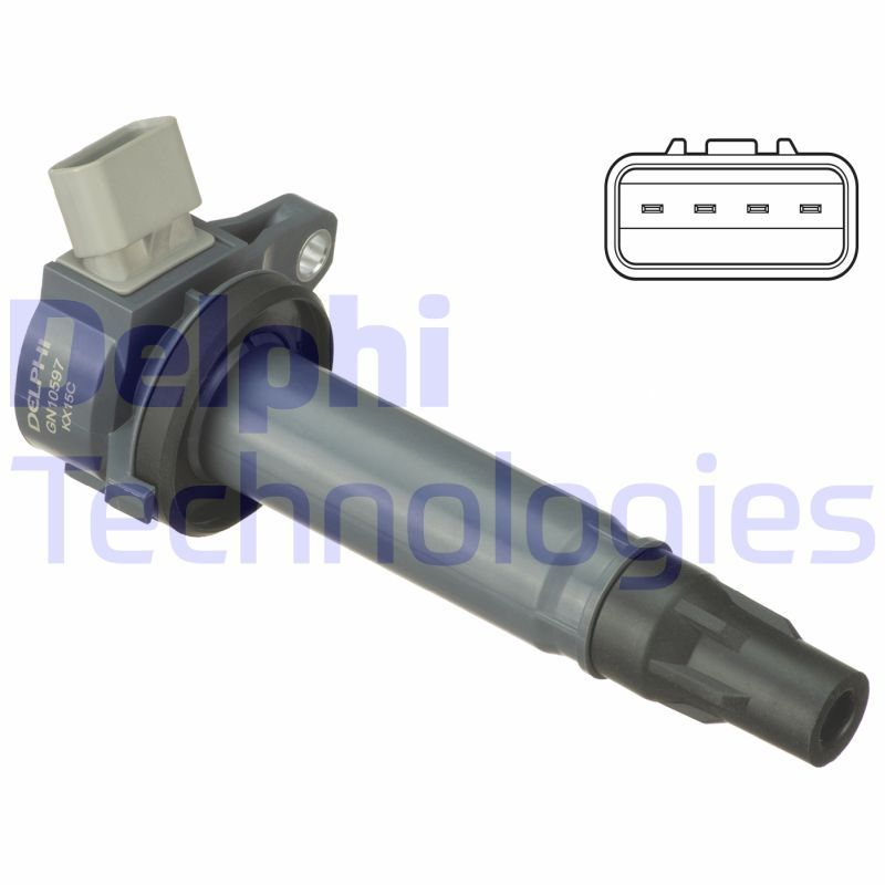 ZIC1104 Atesleme Bobini Daihatsu Terios 1.3 - 1.5 2005- / Sirion 1.3 2005-