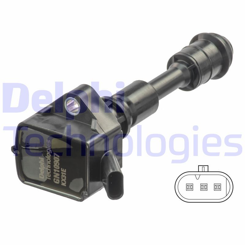 HLL-5DA 358 168-201 Atesleme Bobini 3-Kutuplu Polestar/Volvo S60-S80-S90-V40-V60-V70-V90-Xc40-Xc60-Xc70-Xc90