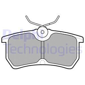 DEL-LP1316 Arka Fren Disk Balata ( Ford   Focus 98- )