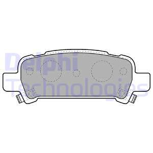 WBP-SU002 Fren Balata Arka Subaru Forester (Sg) 2.0i 14.50mm 2002-2007