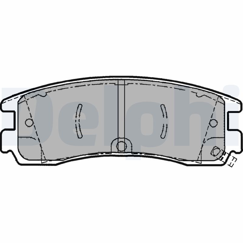 OTOZONE FDA5020-R Buick Century -Chevrolet Venture 1996/09-2005/12 Arka Balata Metal İndikatörlü