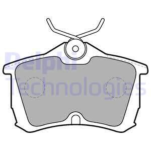 L10-1311 Fren Balata Arka Honda Accord Vii (Cl) 1.6i 16v 2003-2008 / Accord Vii (Cl) 2.0 16v 2003-2008