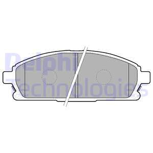 DEL-LP1659 Balata Fren On-(Nissan  Xtrail 00/07/Patfinder 97/04 )