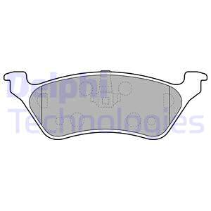 BOS-0986424816 Fren Balatasi Arka Chrysler Dodge