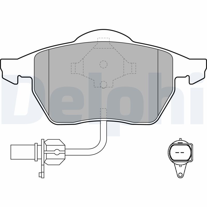 BRE-P 85 060 On Fren Balatasi-  (Vw Sharan 01-10  Seat Alhambra 01-10)