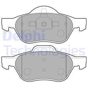 DEL-LP1714 Fren Balatasi On Laguna Ii Iii 01=> Megane Ii 02=>