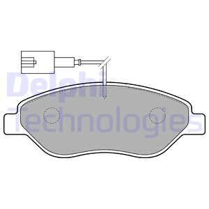 FRD FDB1467W Fren Balatasi Ön Büyük Tip Tek Fisli Doblo Iii/Linea/Stilo/Corsa D/307/C4