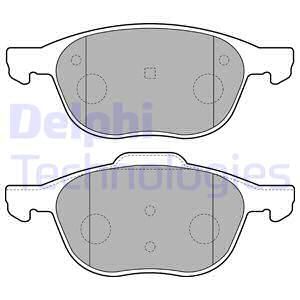 DEL-LP1869 Fren Balatasi On Focus 04>18) Cmax 07>19 Kuga I -Ii 08>14 Volvo V40 19> C30 06>12 S70 08>13s40 04>1