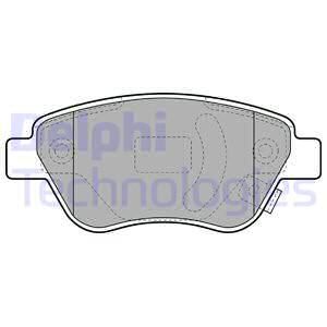 05P1247 Fren Balata On Opel Corsa D 1.2 2006-2014 / Corsa D 1.0 75 Hp 2006-2014