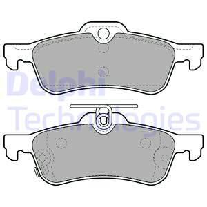 DEL-LP2007 Balata Fren Arka-(Toyota  Yaris -11  1.5 Hybrid 12- Fr Montaj / Honda  Civic 1.4 12- 1.6 Id-Tec 13-