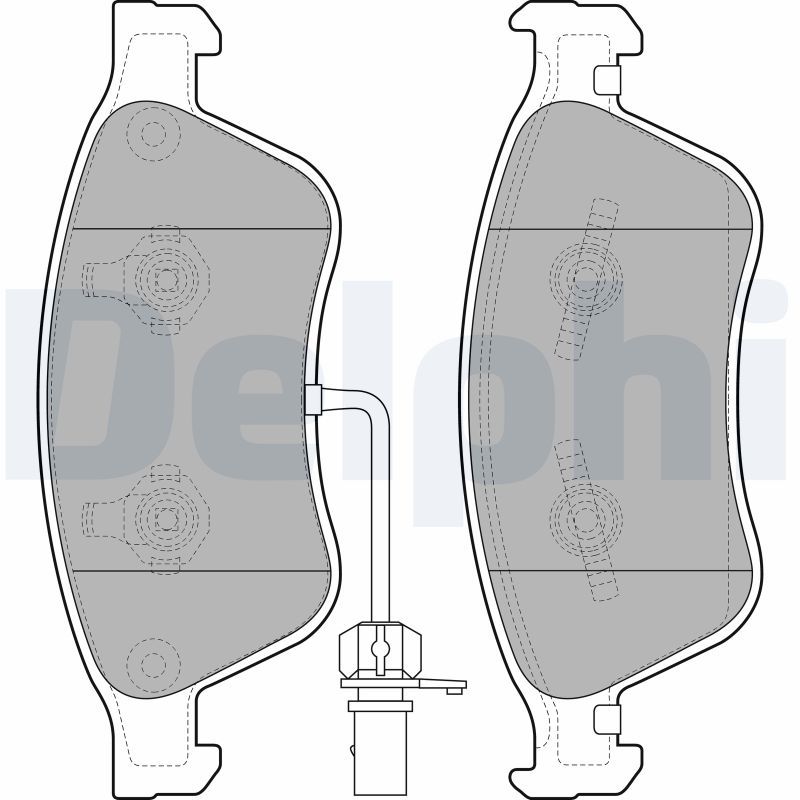 L10-1460 Fren Balata On Fisli Audi A8 (4e_) 3.0 Tfsi 2003-2010 / Audi A8 (4e_) 4.2 V8 Tdi 2003-2010 / Audi A8 (4e_) 3.7 2003-2010