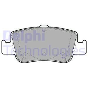 DEL-LP2103 Balata Fren Arka - (Toyota  Corolla 07/12 - Auris 2013/  1.4 D4d Dizel )