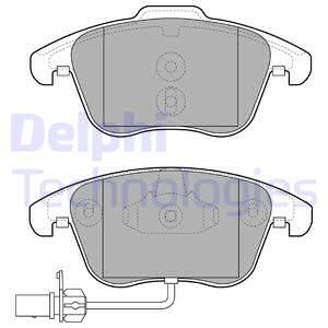 DEL-LP2107 On Fren Balatasi-  (Audi A4 08-16  A5 08-11)