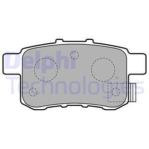 DEL-LP2145 Balata Fren Arka-(Honda  Accord 09/12 )