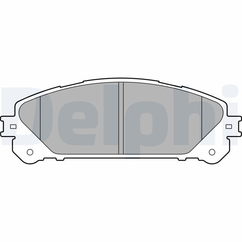 DEL-LP2201 Balata Fren On-(Toyota  Rav 4  2012/ )