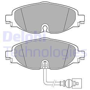 DEL-LP3584 On Fren Balatasi Vw Audi Seat Skoda Ford Connect 22-
