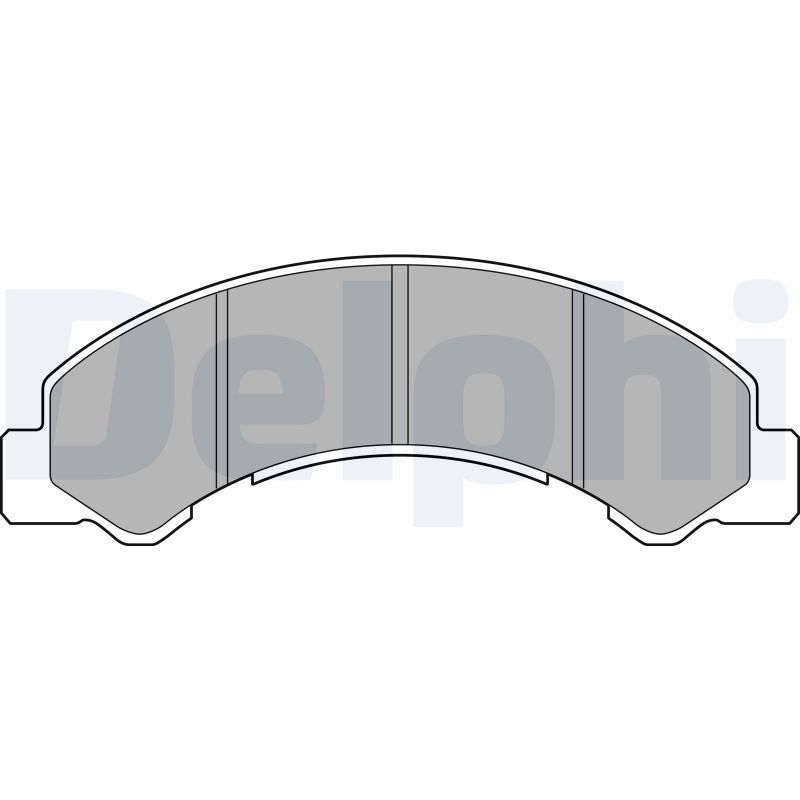 DEL-LP2769 Fren Balatasi On Isuzu Nkr-Nlr-Npr 06-