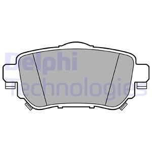 BRE-P 56 098 Fren Balatasi Arka Nissan Qashqai J11 2013- Xtrail T32 15- Renault Kadjar Koleos 2015-
