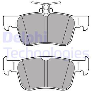 DEL-LP3391 Fren Balatasi Arka 22429, 22430, 22431 (Honda  Civic 2017/ 1.5 Vtec /1.6 I-Dtec / 1.6 I-Vtec  Fc5  / 2019/ 1.6 I-Vtec Lpg )