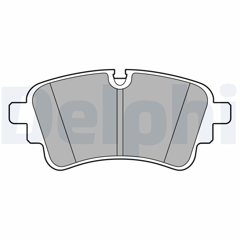 DEL-LP3670 Fren Balatasi Arka A4 A5 A6 Q7 3.0 Tdi 19=>