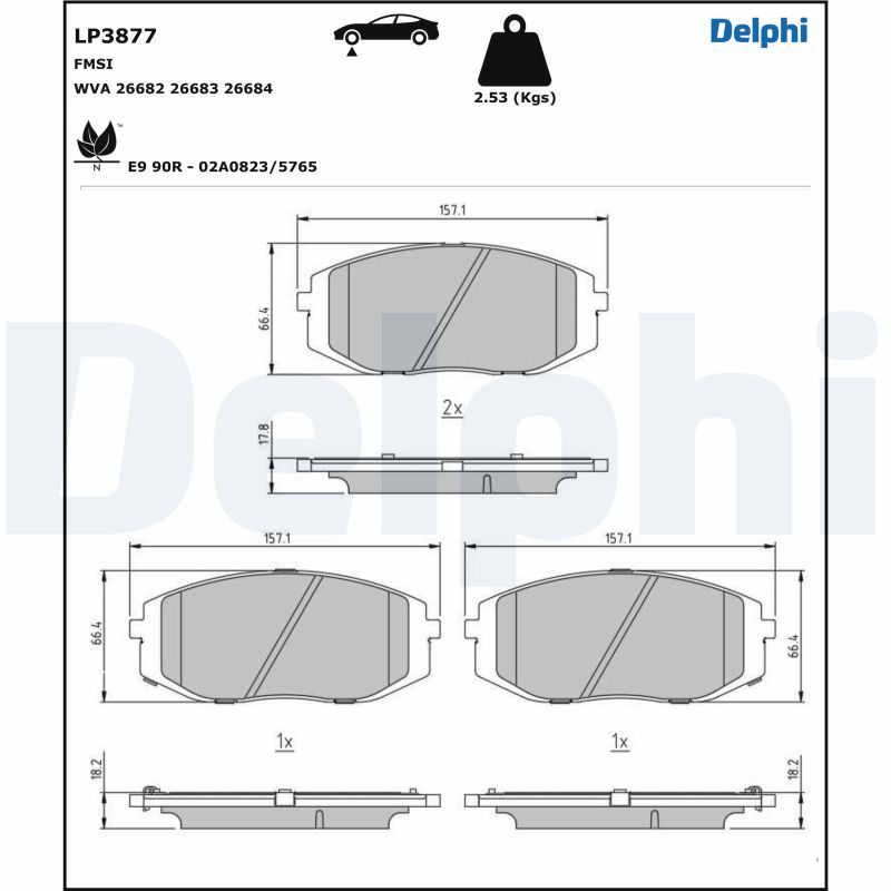 05P2409 Fren Balata On Hyundai Staria 2.2 Crdi 2021-