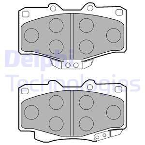 L10-1280 Fren Balata On Toyota Hi-Lux Pick Up 2.5 D 2005-2011 / Hi-Lux Pick Up 2.5 D-4d 2005-2011 / Hi-Lux Pick Up 3.0 D-4d 2005-2011