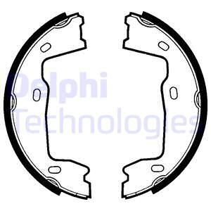 DEL-LS1381 Arka Fren Balatasi Pabuclu Astra F 1991 - 2001 Astra G 1998 - 2005 Vectra A 1988 - 1995 Vectra B 199