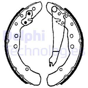 FRD FSB409 Fren Balatasi Arka Fsb409 / Gs8544 (Pabuc) (230 Mm) Caddy-Passat-A80-A100
