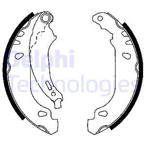 DEL-LS1848 Kampana Balata (Peugeot  206-206+ 1.4 1.6hdi 1.4hdi)