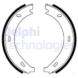 DEL-LS1902 El Fren Balatasi Mercedes W638 Vito 108 110 112 113 114