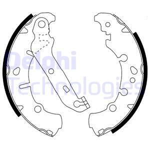 BOS-0986487599 Arka Pabuçlu Balata ( Ford   Fiesta 01-12 )