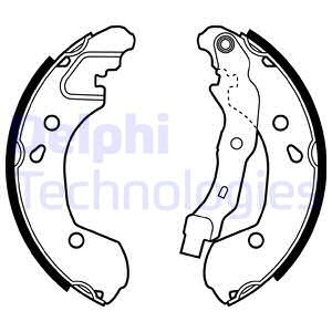 VAL-564099 Arka Fren Balatasi Pabuclu  Clio Iii Clio Grandtour Modus Micra Note 1.2 1.4 1.6