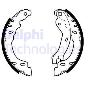 BCH 0204114645 Fren Balatasi Arka Pabuçlu( Merkezler Dahil ) Fiat-500-Panda-Ford Ka